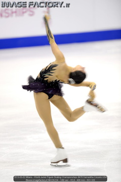 2013-03-02 Milano - World Junior Figure Skating Championships 9470 Samantha Cesario USA